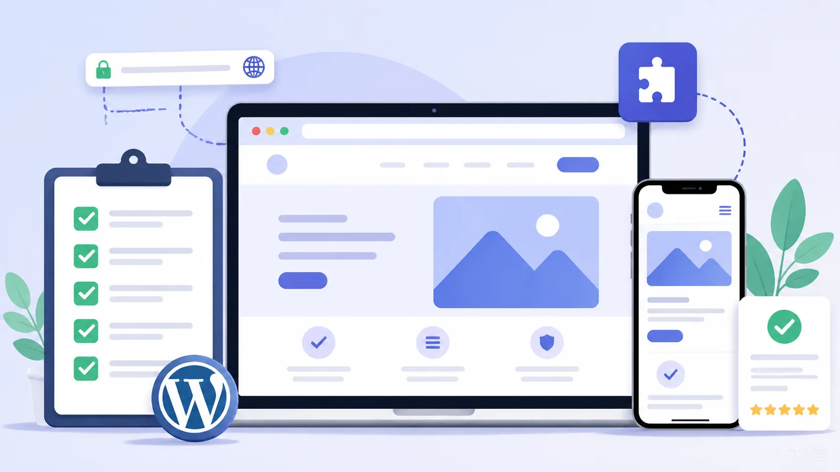 AI WordPress 建站上线前的 SEO、插件和移动端检查清单