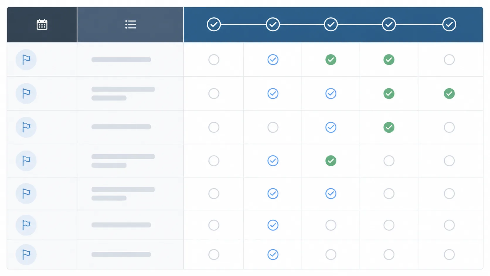 GA4 转化追踪表中业务动作、事件和验证方式的规划