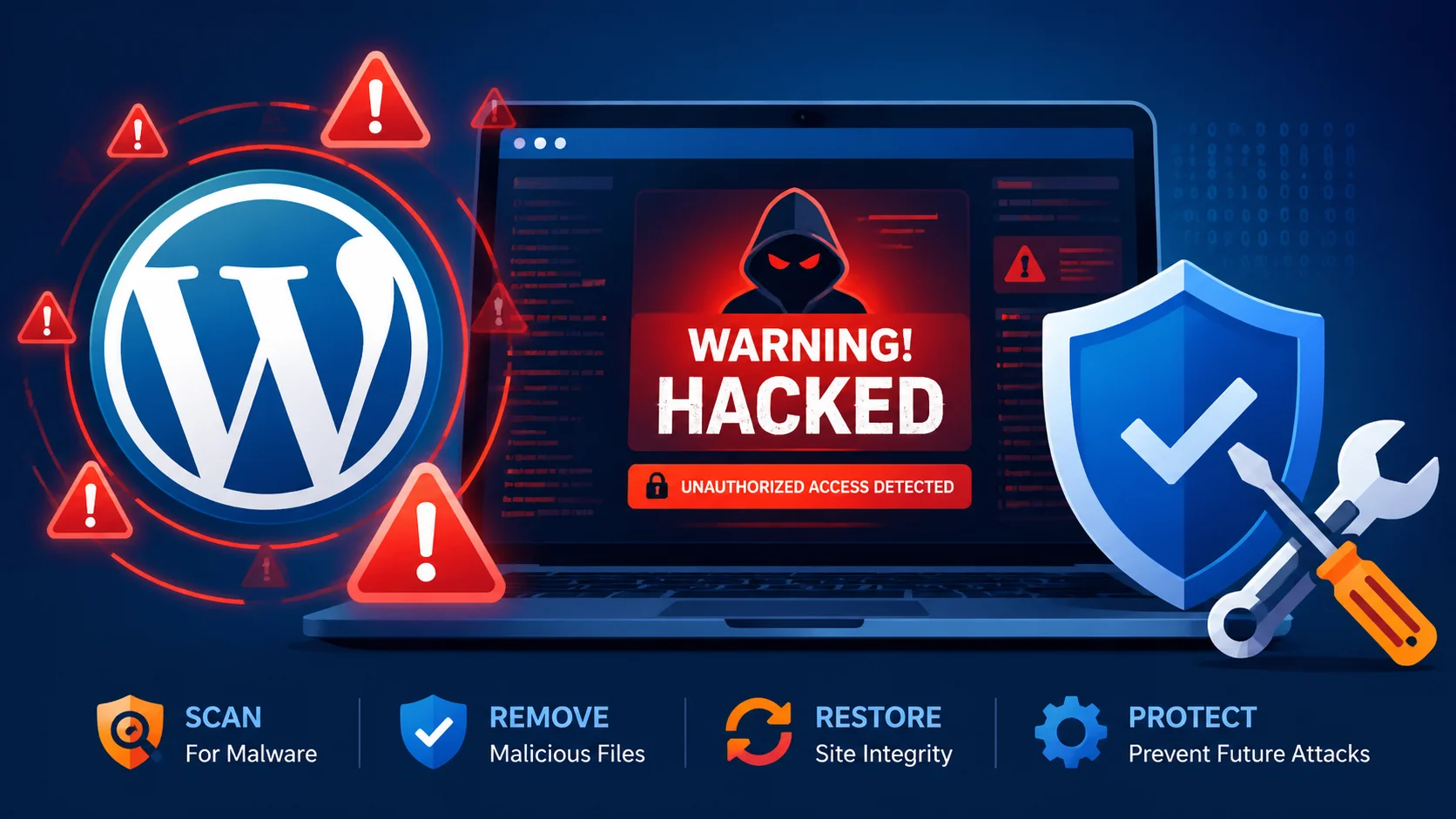 WordPress网站被黑了怎么办：小站先做这4件事