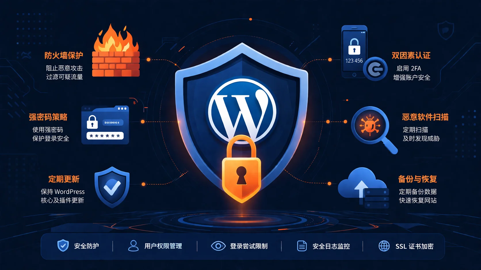 WordPress 安全加固：防被黑的 10 个设置细节
