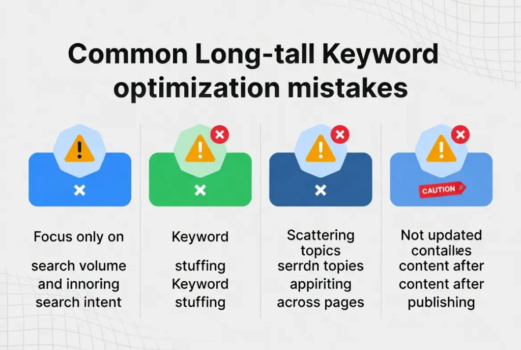 长尾词优化中最常见的错误