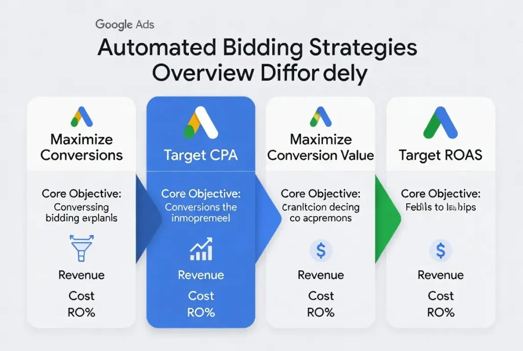 Google ads常见的出价策略